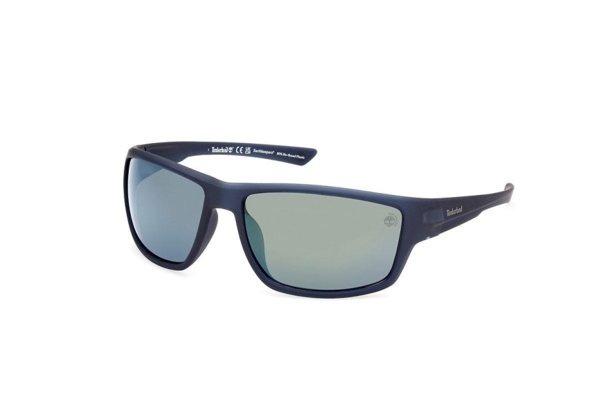 Sunčane naočale Timberland TB00003 91D Polarized Pravokutan Plavi