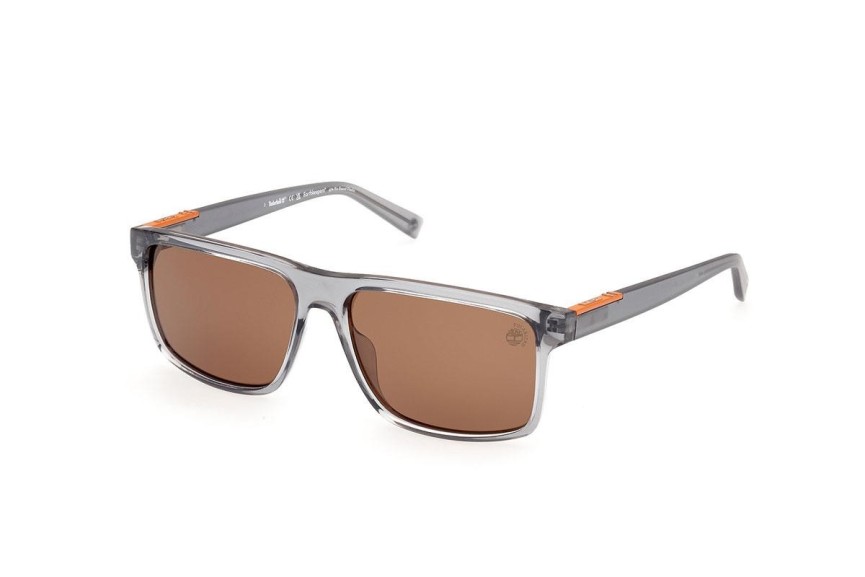 Sunčane naočale Timberland TB00006 20H Polarized Pravokutan Sivi