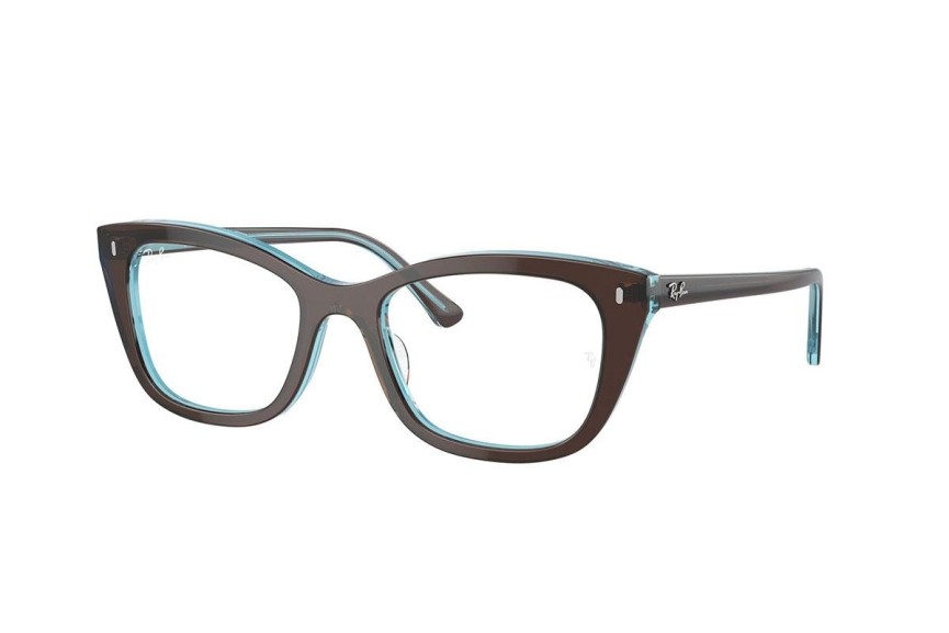 Naočale Ray-Ban RX5433 8366 Cat Eye Smeđi