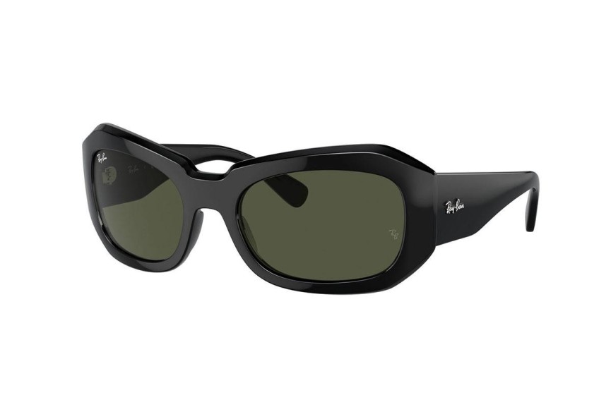 Sunčane naočale Ray-Ban RB2212 901/31 Ovalni Crni