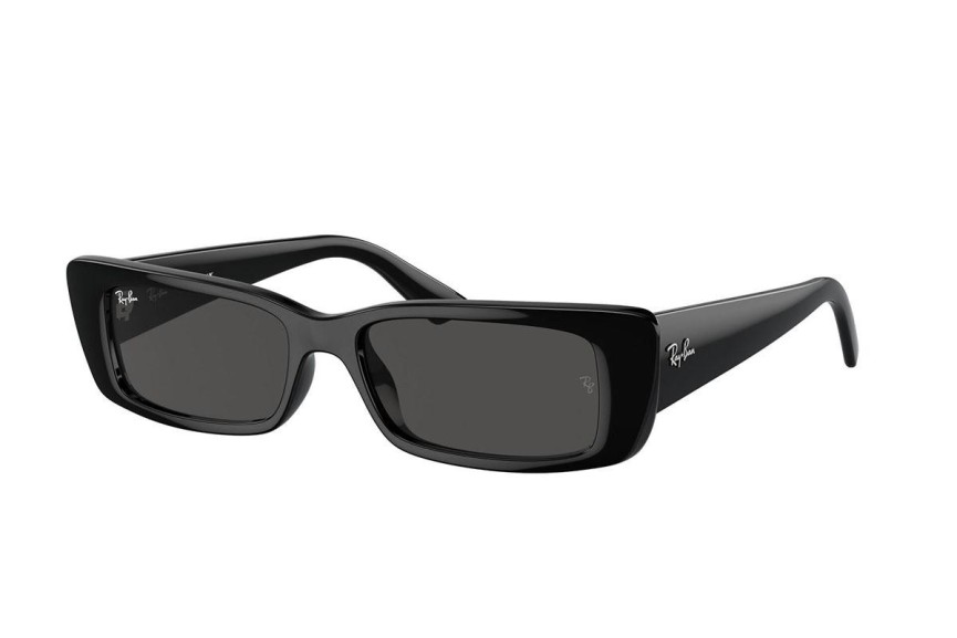 Sunčane naočale Ray-Ban RB4425 667787 Pravokutan Crni