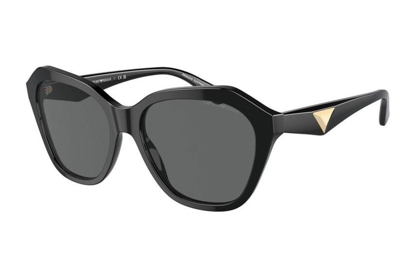 Sunčane naočale Emporio Armani EA4221 501787 Cat Eye Crni