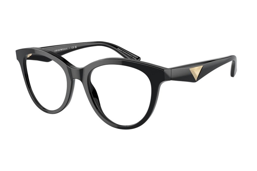 Naočale Emporio Armani EA3236 5017 Cat Eye Crni