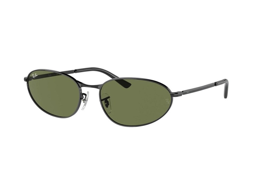 Sunčane naočale Ray-Ban RB3734 002/B1 Ovalni Crni