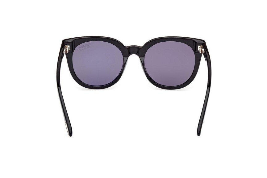 Sunčane naočale Tom Ford FT1109 01D Polarized Okrugao Crni