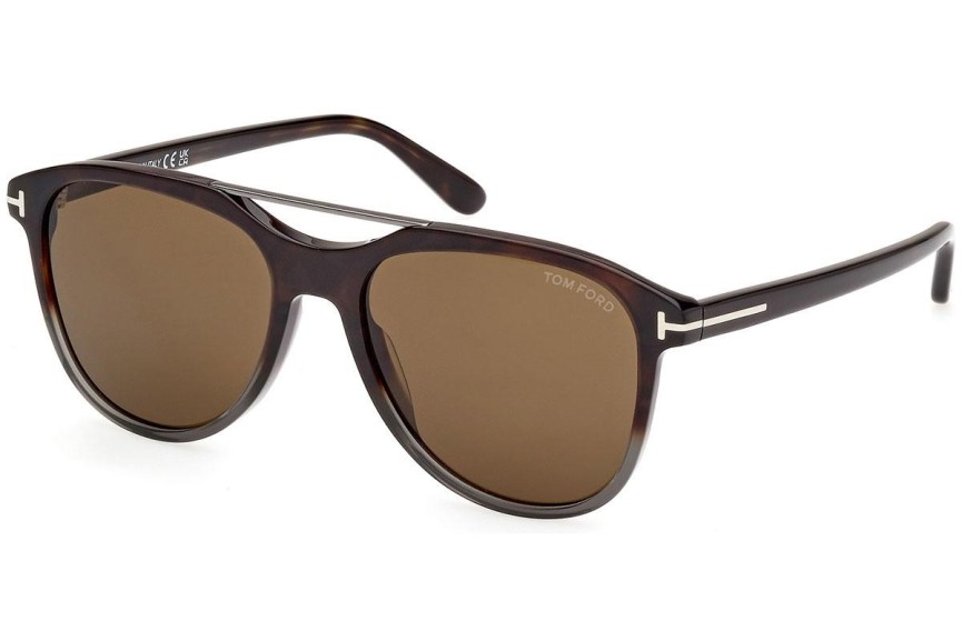 Sunčane naočale Tom Ford FT1098 55J Kvadratni Havana