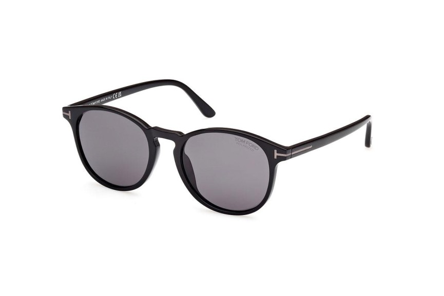 Sunčane naočale Tom Ford FT1097-N 01D Polarized Okrugao Crni