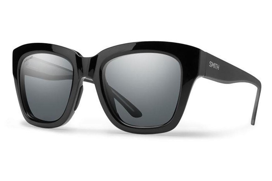 Sunčane naočale Smith SWAY 807/M9 Polarized Pravokutan Crni