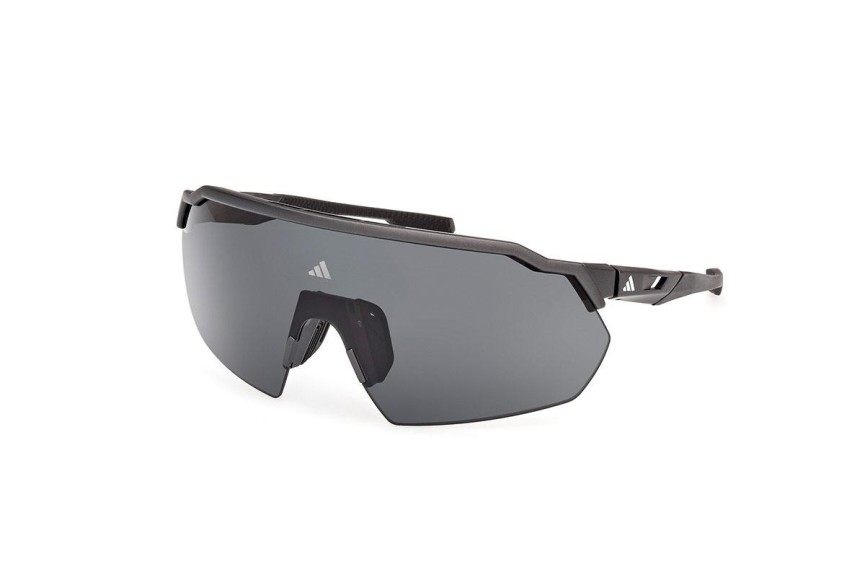 Sunčane naočale Adidas Sport SP0093 02D Polarized Spojene | Shield Crni