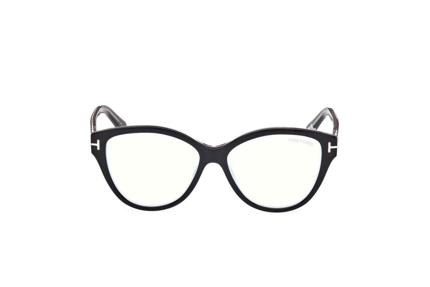 Naočale Tom Ford FT5954-B 003 Cat Eye Crni