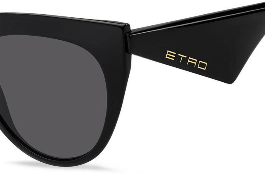 Sunčane naočale Etro ETRO0003/S 807/IR Cat Eye Crni