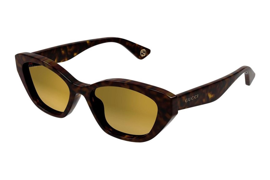 Sunčane naočale Gucci GG1638S 002 Cat Eye Havana