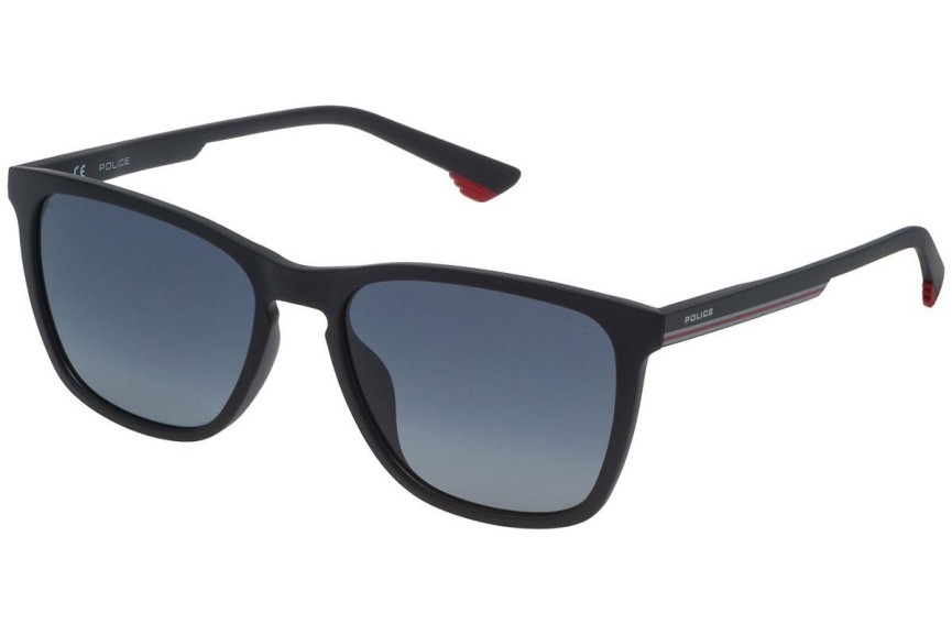 Sunčane naočale Police Track 6 SPL573 U28P Polarized Kvadratni Crni