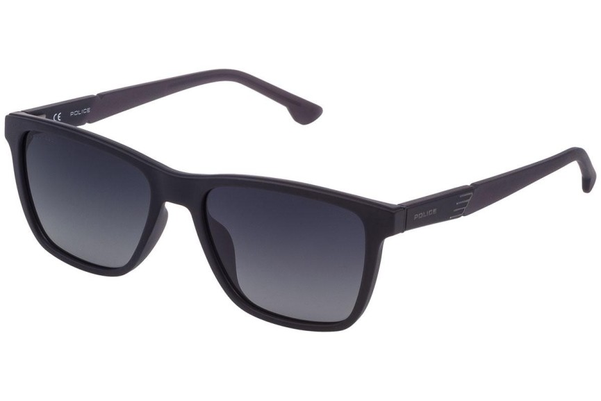 Sunčane naočale Police Waka 1 SPL868 U28P Polarized Kvadratni Crni