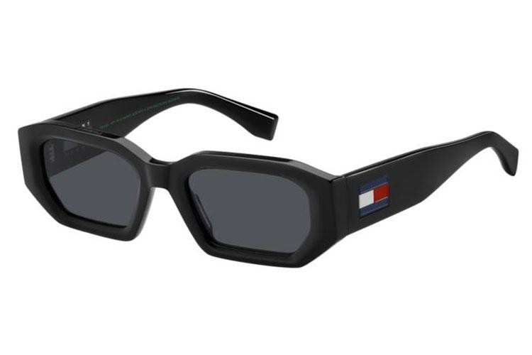 Sunčane naočale Tommy Hilfiger TJ0099/S 807/IR Kvadratni Crni