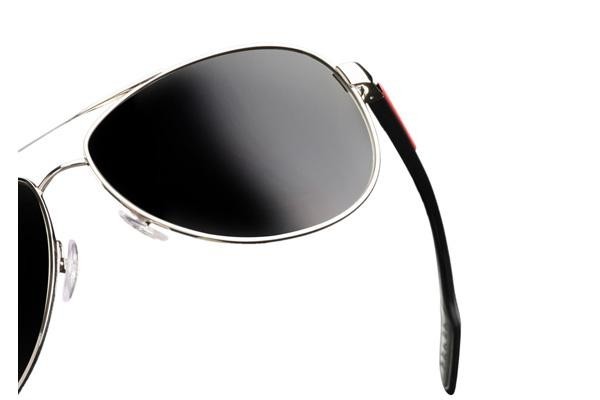 Sunčane naočale Prada Linea Rossa PS53PS 1BC5W1 Polarized Pilotski Srebrni