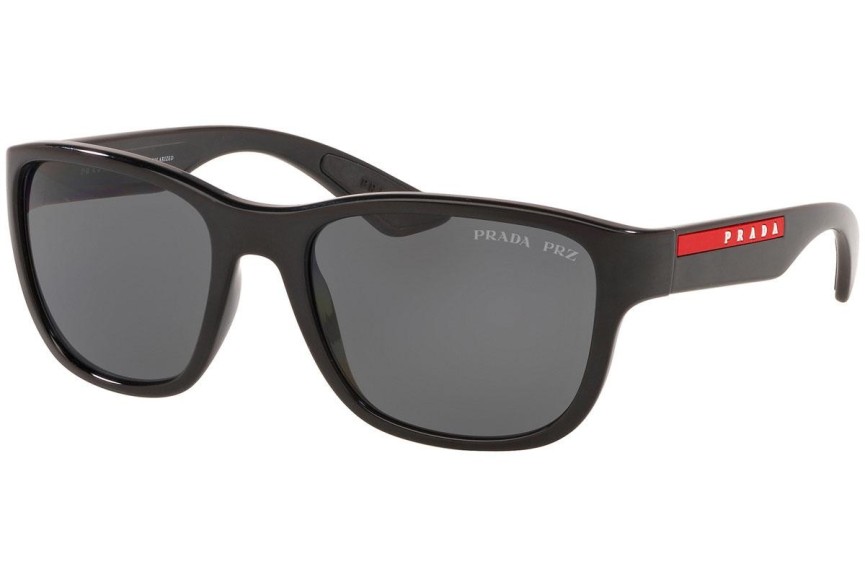 Sunčane naočale Prada Linea Rossa PS01US 1AB5Z1 Polarized Kvadratni Crni