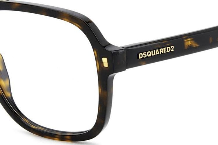 Naočale Dsquared2 D20145 086 Pravokutan Havana