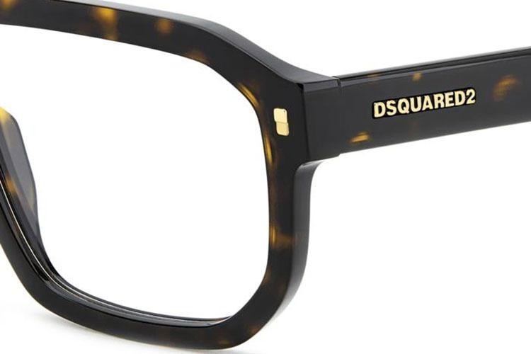 Naočale Dsquared2 D20146 086 Pravokutan Havana