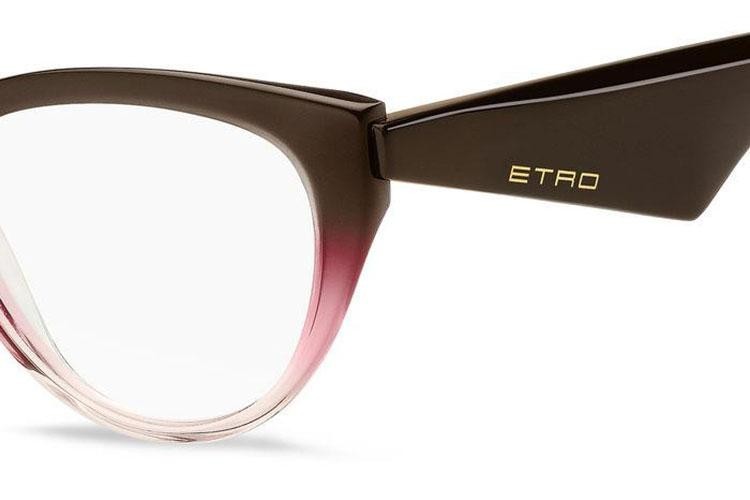 Naočale Etro ETRO0008 SOE Cat Eye Ljubičasti