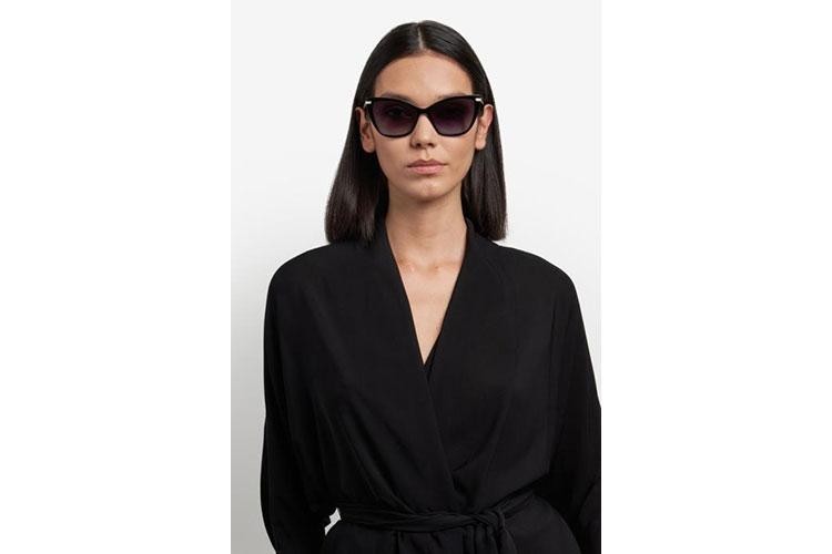 Sunčane naočale Carolina Herrera HER0262/S 807/9O Cat Eye Crni