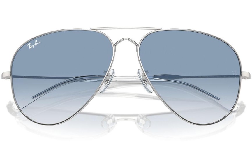 Sunčane naočale Ray-Ban RB3825 003/3F Pilotski Srebrni