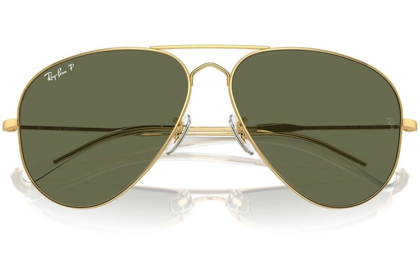 Sunčane naočale Ray-Ban RB3825 001/58 Polarized Pilotski Zlatni