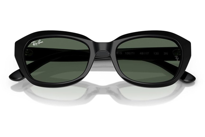 Sunčane naočale Ray-Ban Junior RJ9081S 100/71 Pravokutan Crni