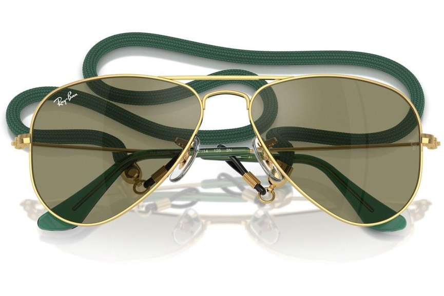 Sunčane naočale Ray-Ban Junior Aviator Junior RJ9506S 223/6R Pilotski Zlatni