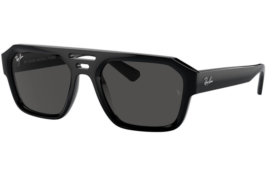 Sunčane naočale Ray-Ban Corrigan RB4397 667787 Flat Top Crni