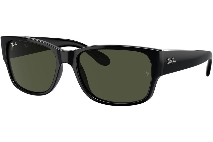 Sunčane naočale Ray-Ban RB4388 601/31 Pravokutan Crni