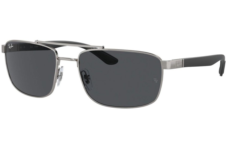 Sunčane naočale Ray-Ban RB3737 004/87 Pravokutan Sivi