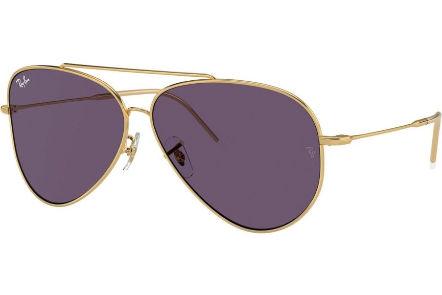 Sunčane naočale Ray-Ban Aviator Reverse RBR0101S 001/1A Pilotski Zlatni