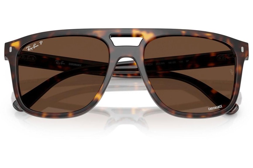 Sunčane naočale Ray-Ban RB2213CH 902/AN Polarized Kvadratni Havana