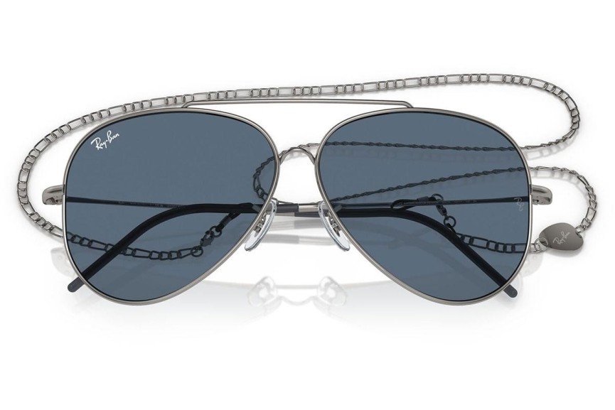 Sunčane naočale Ray-Ban Aviator Reverse RBR0101S 004/3A Pilotski Srebrni