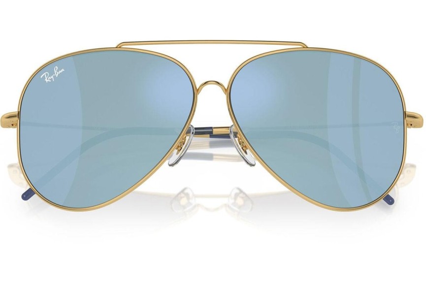 Sunčane naočale Ray-Ban Aviator Reverse RBR0101S 001/GA Pilotski Zlatni