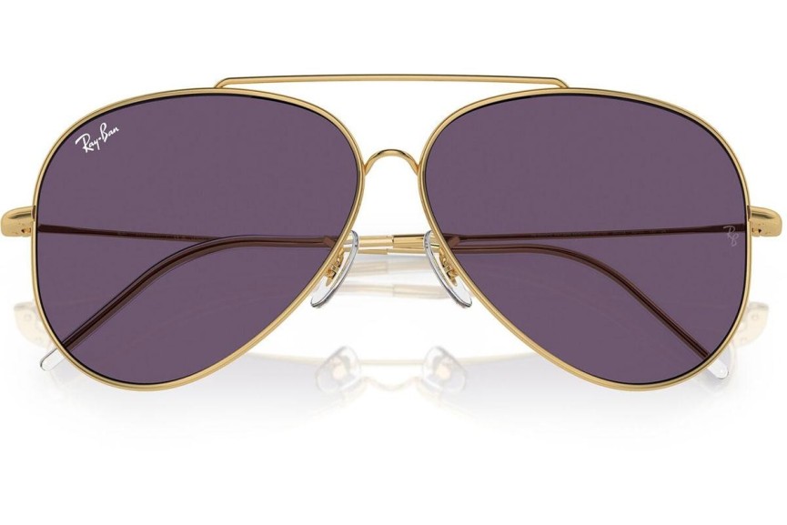 Sunčane naočale Ray-Ban Aviator Reverse RBR0101S 001/1A Pilotski Zlatni