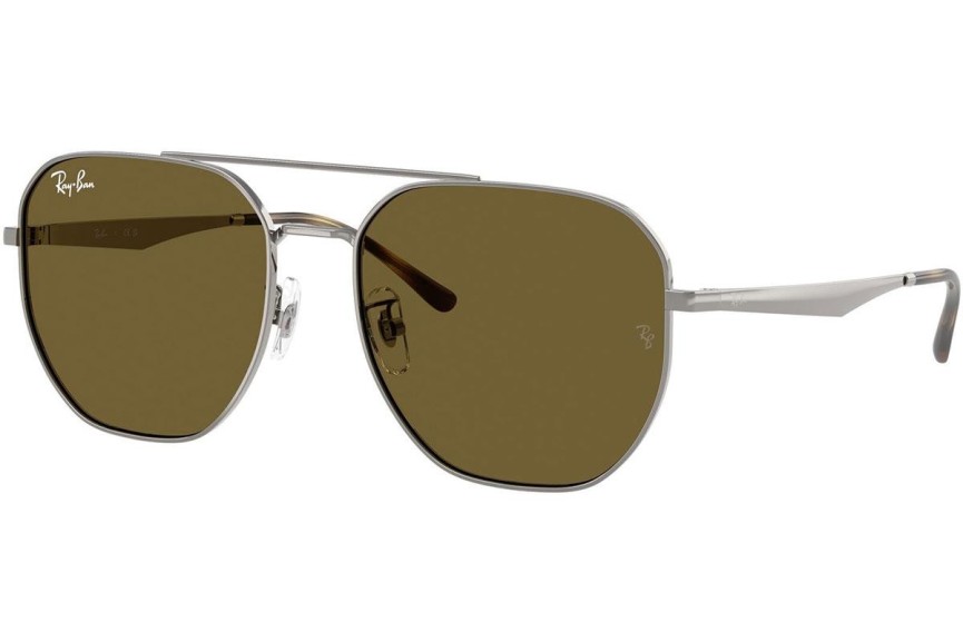 Sunčane naočale Ray-Ban RB3724D 004/73 Pravokutan Sivi