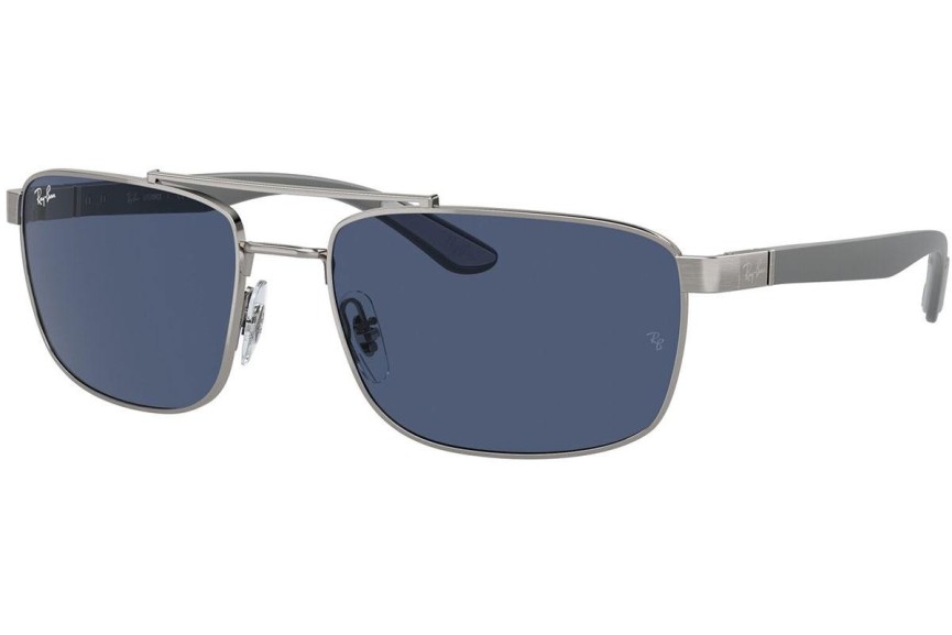 Sunčane naočale Ray-Ban RB3737 004/80 Pravokutan Sivi