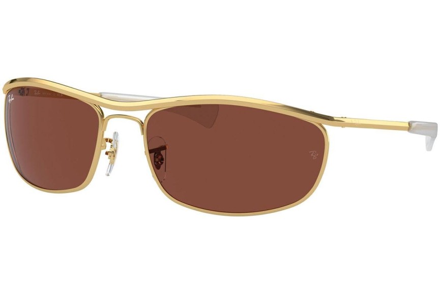 Sunčane naočale Ray-Ban Olympian I Deluxe RB3119M 001/C5 Pravokutan Zlatni