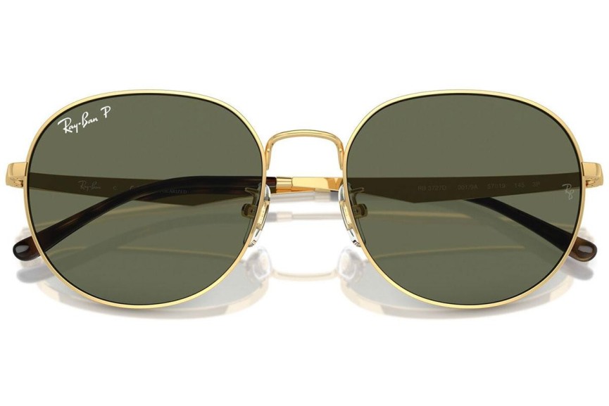 Sunčane naočale Ray-Ban RB3727D 001/9A Polarized Okrugao Zlatni