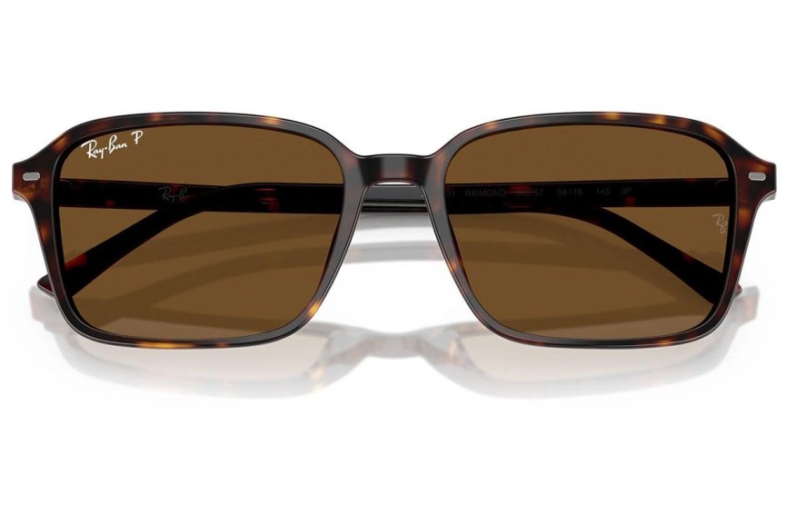 Sunčane naočale Ray-Ban RB2231 902/57 Polarized Kvadratni Havana