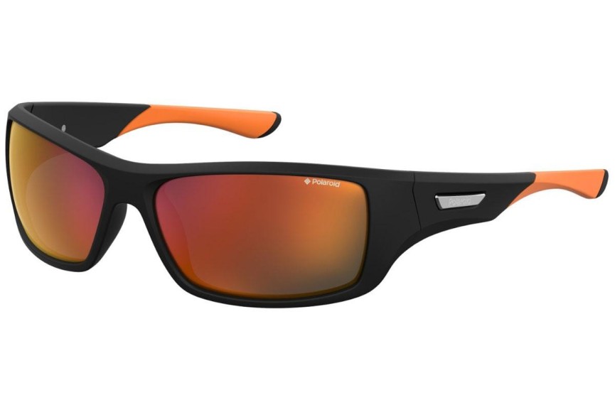 Sunčane naočale Polaroid Sport Active Collection PLD7013/S CAX/OZ Polarized Pravokutan Crni