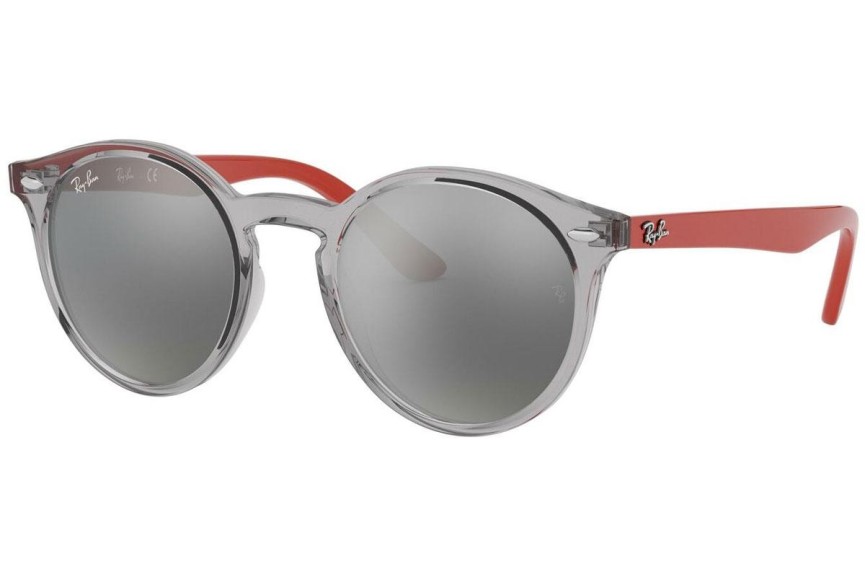 Sunčane naočale Ray-Ban Junior RJ9064S 70636G Okrugao Sivi