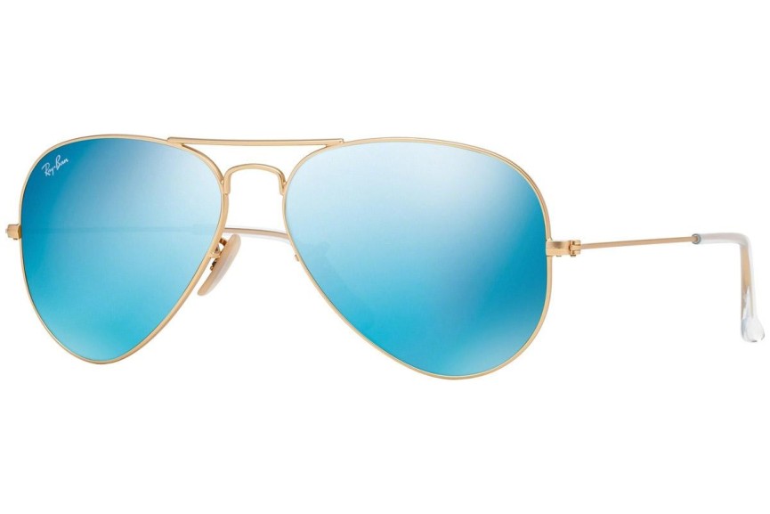 Sunčane naočale Ray-Ban Aviator Flash Lenses RB3025 112/17 Pilotski Zlatni