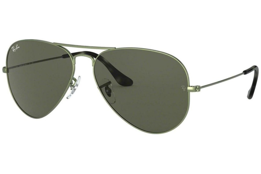 Sunčane naočale Ray-Ban Aviator RB3025 919131 Pilotski Zeleni