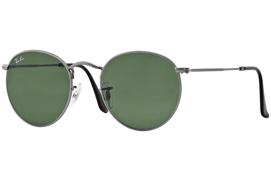 Sunčane naočale Ray-Ban Round Metal Metal RB3447 029 Okrugao Sivi