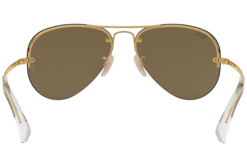 Sunčane naočale Ray-Ban RB3449 001/2Y Pilotski Zlatni