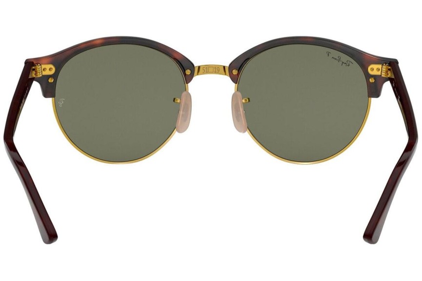 Sunčane naočale Ray-Ban Clubround Flash Lenses RB4246 990/58 Polarized Okrugao Crveni