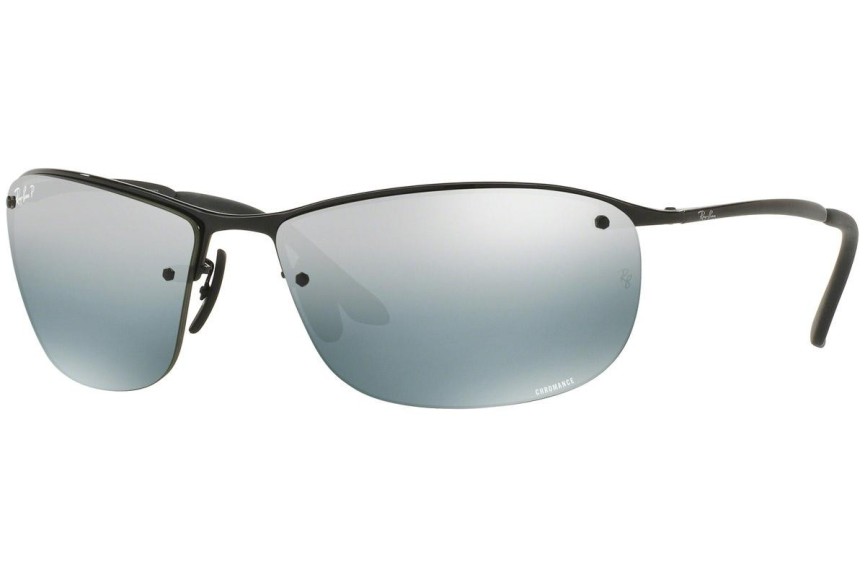 Sunčane naočale Ray-Ban Chromance Collection RB3542 002/5L Polarized Pravokutan Crni